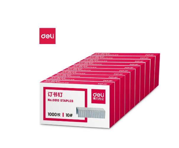 Скоби для степлера DELI 0010N, №10, 1000шт.